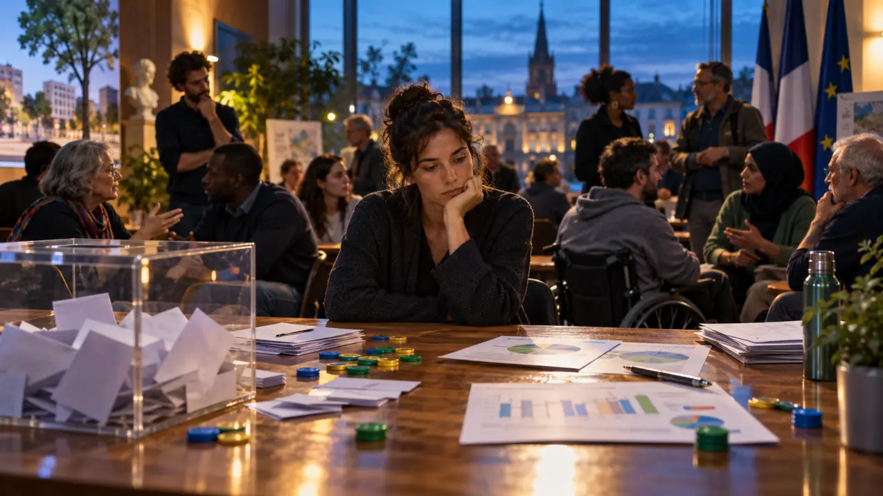 Des citoyens réunis autour d'une table pour discuter de projets locaux